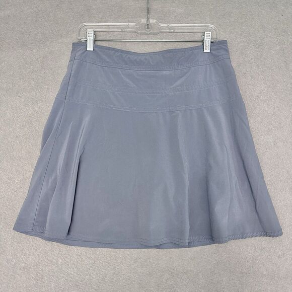 Athleta Dresses & Skirts - Athleta Everyday Skort Sz 8 Gray Skater Skirt Stretchy Activewear Sport Tennis
